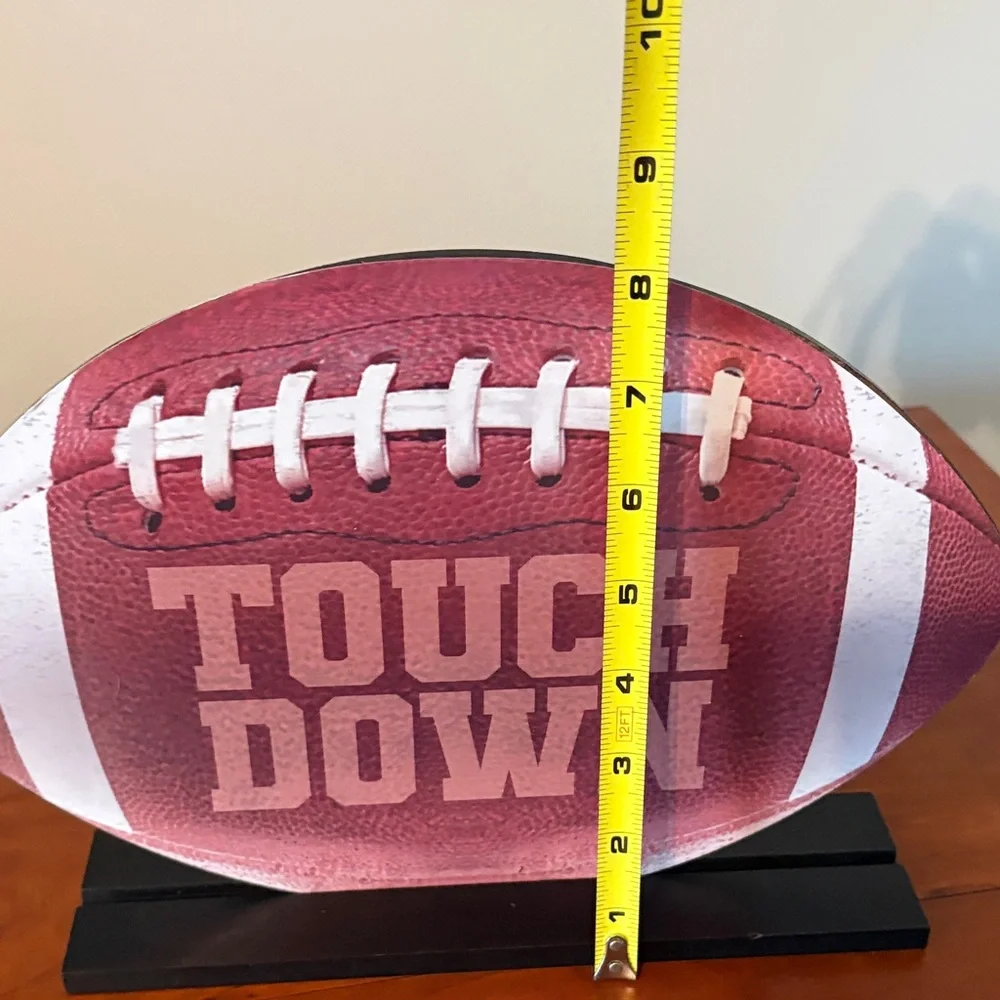 Football “Touch Down” Sign Decor | Sports Fan Home Decor - Picture 5 of 5